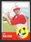 1963 Topps Baseball # 534  Ken Walters Cincinnati Reds EX/MT