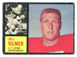 1962 Topps Football # 151  Bill Kilmer San Francisco 49ers VG