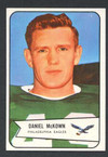 1954 Bowman Football # 093 SP Daniel McKown Philadelphia Eagles EX/MT