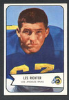 1954 Bowman Football # 078 SP Les Richter Los Angeles Rams EX/MT