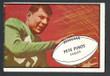 1953 Bowman Football # 073  Pete Pihos Philadelphia Eagles G