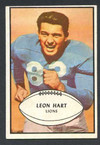 1953 Bowman Football # 031  Leon Hart Detroit Lions EX
