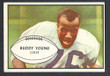 1953 Bowman Football # 030  Bud Young Baltimore Colts EX