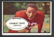 1953 Bowman Football # 017  Charlie Trippi Chicago Cardinals VG