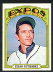 1972 Topps Baseball # 743  Cesar Gutierrez Montreal Expos NM
