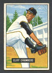 1951 Bowman Baseball # 131  Cliff Chambers Pittsburgh Pirates VG