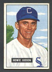 1951 Bowman Baseball # 123  Howie Judson Chicago White Sox EX