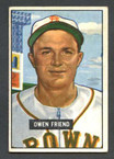 1951 Bowman Baseball # 101  Owen Friend St. Louis Browns EX