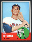 1963 Topps Baseball # 548  Tom Satriano Los Angeles Angels NM-3