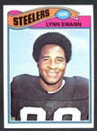 1977 Topps Football # 195  Lynn Swann Pittsburgh Steelers EX/MT to NM-4