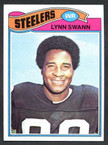 1977 Topps Football # 195  Lynn Swann Pittsburgh Steelers EX/MT to NM-3