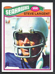 1977 Topps Football # 177  Steve Largent Seattle Seahawks EX/MT to NM-2