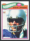 1977 Topps Football # 177  Steve Largent Seattle Seahawks EX/MT to NM-1