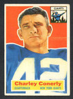 1956 Topps Football # 077  Charley Conerly New York Giants EX