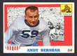 1955 Topps All American Football # 007  Andy Bershak  EX/MT