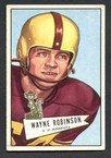 1952 Bowman Small Football # 068  Wayne Robinson Philadelphia Eagles EX/MT