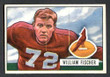 1951 Bowman Football # 065  William Fischer Chicago Cardinals EX/MT