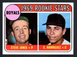 1969 Topps Baseball # 049 a Jones/Rodriguez Kansas City Royals EX/MT-2