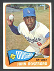 1965 Topps Baseball # 405  John Roseboro Los Angeles Dodgers EX-2