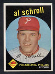 1959 Topps Baseball # 546  Al Schroll Philadelphia Phillies EX/MT-2