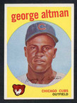1959 Topps Baseball # 512  George Altman Chicago Cubs EX/MT