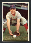 1953 Bowman Color Baseball # 108  Bobby Adams Cincinnati Reds G