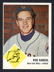1963 Fleer Baseball # 049  Rod Kanehl New York Mets EX