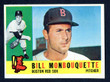 1960 Topps Baseball # 544  Bill Monbouquette Boston Red Sox EX/MT