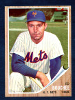 1962 Topps Baseball # 497  Ed Bouchee New York Mets EX/MT