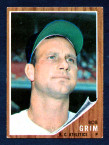1962 Topps Baseball # 564  Bob Grim Kansas City Athletics EX