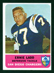 1962 Fleer Football # 086  Ernie Ladd San Diego Chargers EX