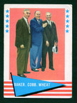 1961 Fleer Baseball # 001  Checklist  Frank Baker, Ty Cobb and Zack Wheat  G