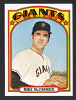 1972 Topps Baseball # 682  Mike McCormick San Francisco Giants NM