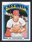 1972 Topps Baseball # 723  Al Santorini St. Louis Cardinals NM