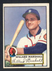 1952 Topps Baseball # 096 Willard Marshall Boston Braves EX