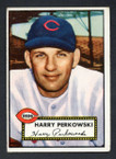 1952 Topps Baseball # 142 Harry Perkowski Cincinnati Reds VG