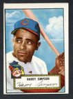 1952 Topps Baseball # 193 Harry Simpson Cleveland Indians VG