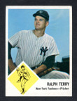 1963 Fleer Baseball # 026  Ralph Terry New York Yankees EX