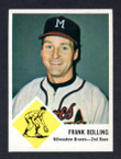 1963 Fleer Baseball # 044  Frank Bolling Milwaukee Braves EX/MT