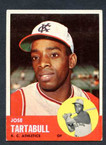 1963 Topps Baseball # 449  Jose Tartabull Kansas City Athletics EX