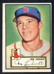 1952 Topps Baseball # 004 Don Lenhardt Boston Braves VG