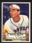 1952 Topps Baseball # 082 Duane Pillette St. Louis Browns EX