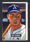 1951 Bowman Baseball # 262  Gus Zernial Philadelphia Athletics G