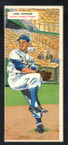 1955 Topps Double Header Baseball # 019 Karl Spooner Dodgers & # 020 Jim Hughes Dodgers VG