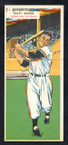 1955 Topps Double Header Baseball # 027 Dusty Rhodes Giants & # 028 Jim Davis Cubs EX-1