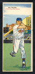 1955 Topps Double Header Baseball # 101 Bill Wilson Athletics & # 102 Bill Tremel Cubs VG