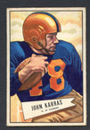 1952 Bowman Small Football # 024  John Karras Chicago Cardinals EX