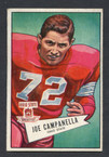 1952 Bowman Small Football # 074  Joe Campanella Cleveland Browns EX