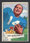 1952 Bowman Small Football # 079  Bob Hoernschemeyer Detroit Lions EX