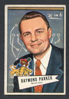 1952 Bowman Small Football # 084  Raymond Parker Detroit Lions EX